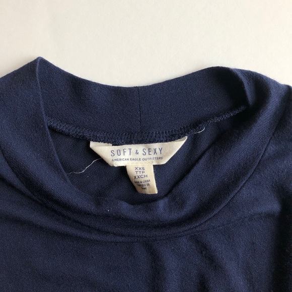 AEO Soft & Sexy Mock Neck Dress - Picture 3 of 7